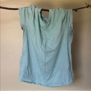 GAP Green stripe tee shirt